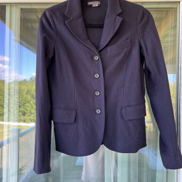 Vince Midnight Blue Tailored Blazer - Picture 2 of 10